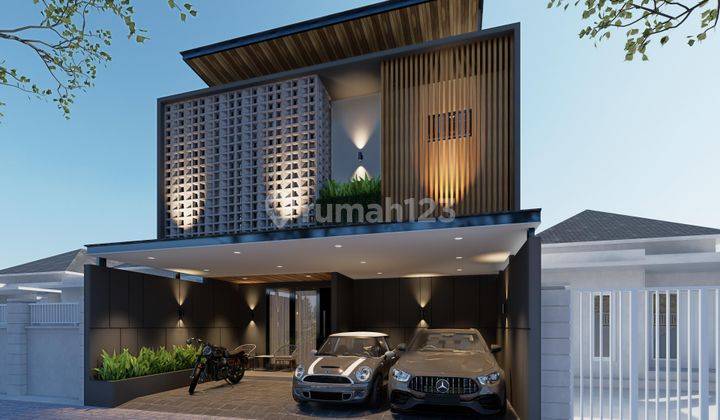 Rumah Area Sanur Rumah Kontemporer Modern 2 Lantai Investasi Menarik di Daerah Sanur Yang Sedang Berkembang Pesat + Jauh Dari Area Kemacetan 1