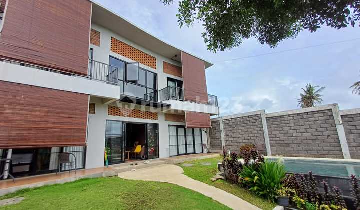 For Sale VILLA KERAMAS LANTAI 2 AREA KERAMAS DENGAN VIEW LAUT DAN SAWAH