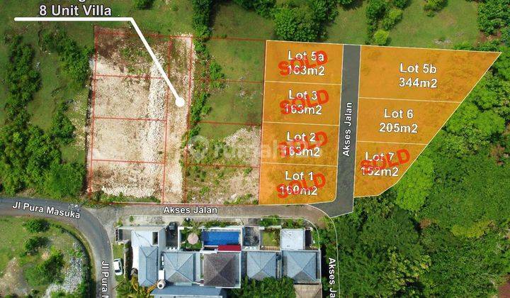 Sisa 2 Plot Dari Total 7 Plot Kavling Dijual Tanah Kavling Lokasi Strategis, Hanya 50 Meter Dari Jln Utama Area Pura Masuka Ungasan, Kuta Selatan 2