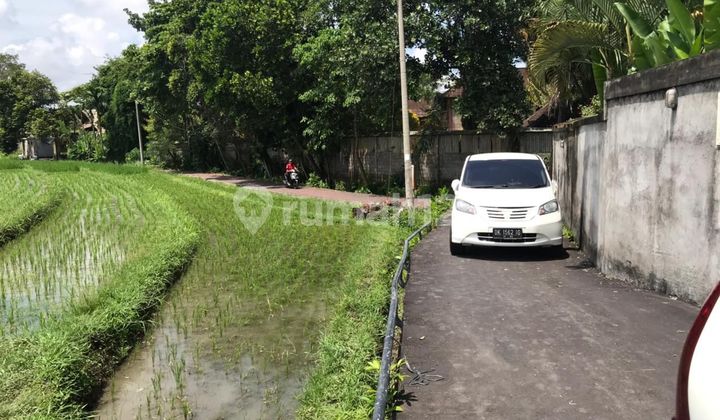 Land on Umalas Kerobokan Kuta Road Suitable for Villa / Villa Complex / Apartment with Rice Field View