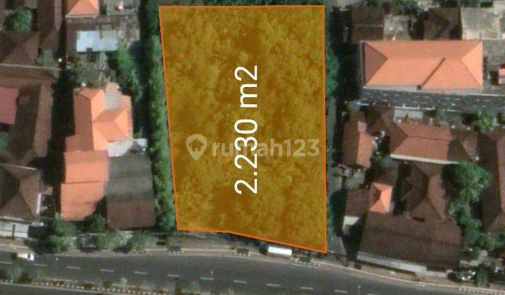 For Sale Premium Land on Imam Bonjol Main Street, Denpasar, Close to Trans Studio Bali / Kuta / Airport Suitable for Business / Office / Shops / Restaurants / Hotels etc. 1