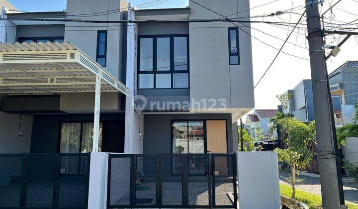 Rumah Sutorejo Utara Strategis New Minimalis Carport 1 1