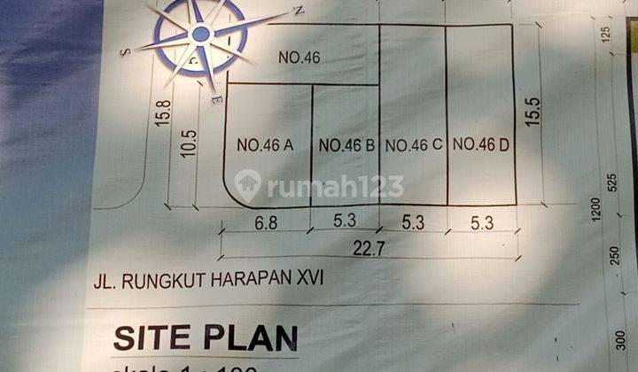 Dijual Rumah Baru 2 Lantai Rungkut Harapan 1,25M 2