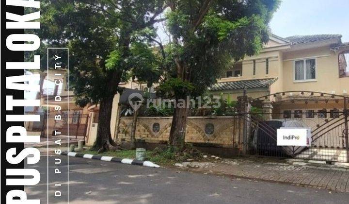 Rumah Halaman luas di Boulevard Puspitaloka dekat Sekolah Alazhar BSD 1