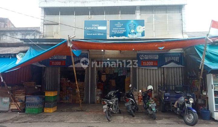 Ruko SHM di jalan utama Pasar Baru, Bekasi 1