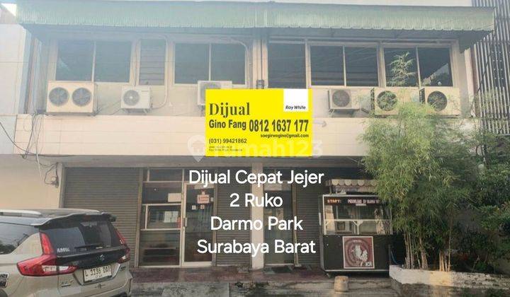 Dijual Jejer 2 Ruko Darmo Park Surabaya Barat 1