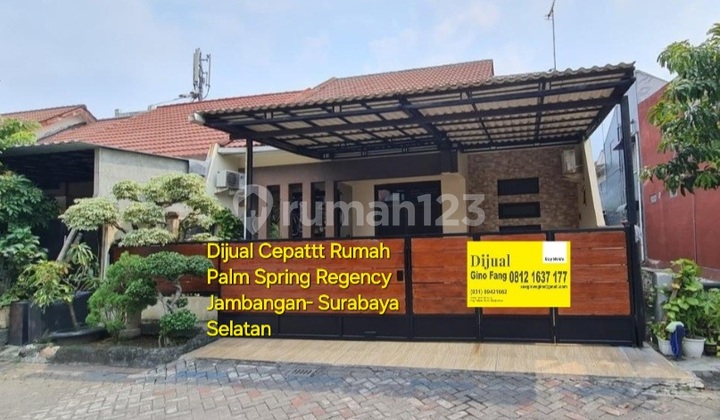 Dijual Rumah Palm Spring Regency Jambangan- Surabaya Selatan