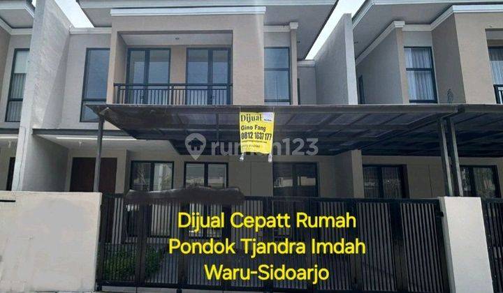 Dijual Rumah Pondok Tjandra Indah Waru Sidoarjo 1