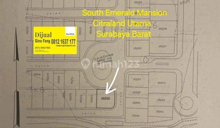 Dijual Kavling South Emerald Mansion