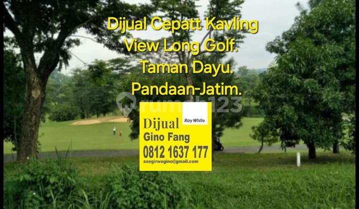 Dijual Kavling Taman Dayu Long Golf View Pandaan-jatim 1