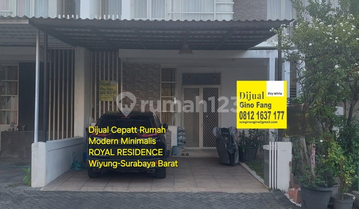 Dijual Rumah Royal Residence Wiyung Surabaya Barat Dijual Rumah Royal Residence Wiyung Surabaya Barat