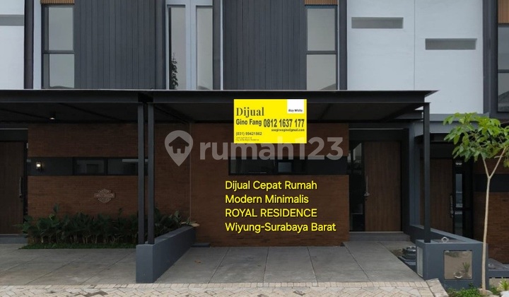 Dijual Rumah Royal Residence Wiyung Surabaya Barat