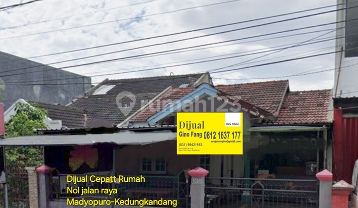 Dijual Rumah Nol Jalan Raya Madyopuro Kota Malang-Jatim Dijual Rumah Nol Jalan Raya Madyopuro Kota Malang-Jatim