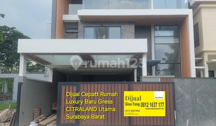 Premium Spec Citraland Utama Surabaya West House for Sale