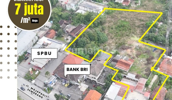 Premium Land for Large-Scale Project Ready to Build High Investment Value Majapahit Raya Street Pedurungan Semarang City 2