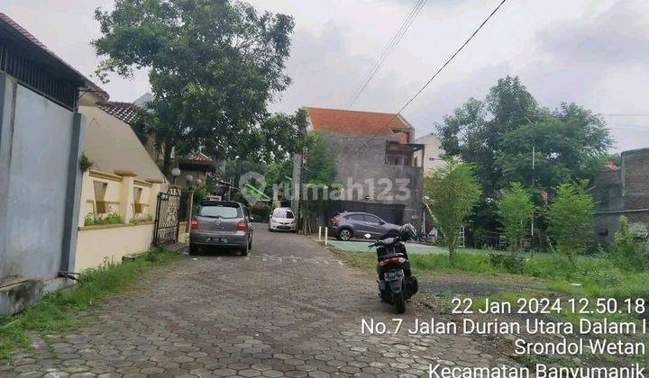 Tanah Bagus Siap Bangun Jalan Durian Utara Banyumanik Dkt Kampus  2