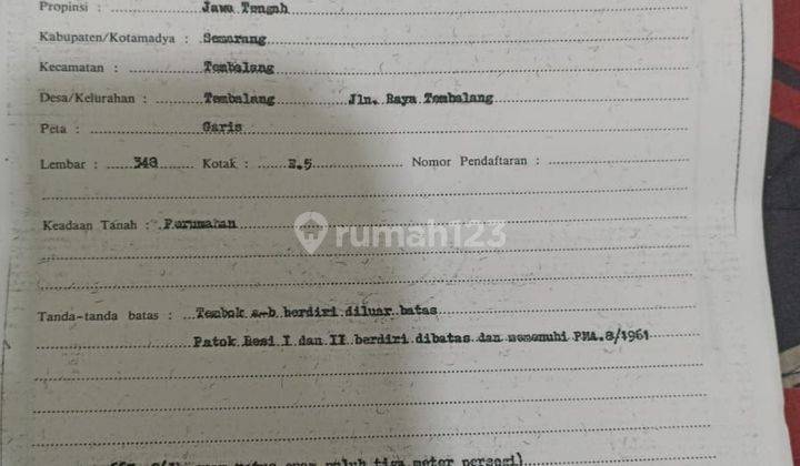 Tanah Bns Rmh Jalan Profesor Soedarto Raya Tembalang Dkt Kampus Undip  2