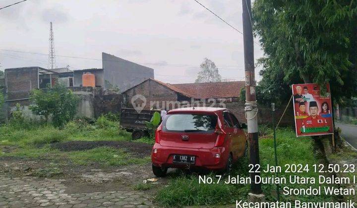 Tanah Bagus Siap Bangun Jalan Durian Utara Banyumanik Dkt Kampus  1