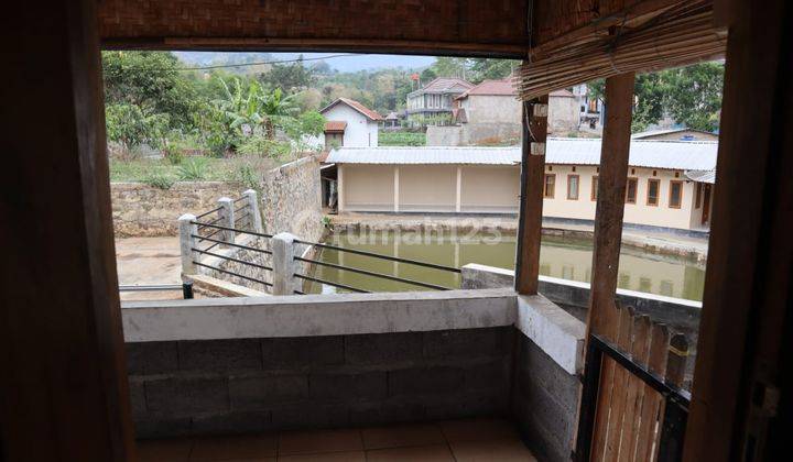 Tanah Cigending dengan kolam pancing dan bangunan permanen  1