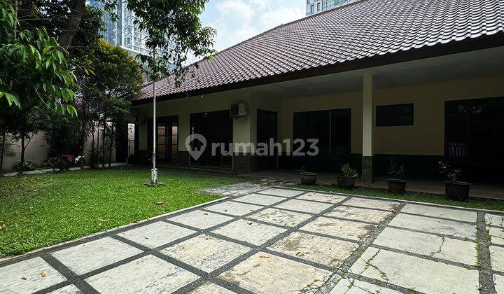 Disewakan Rumah di Kebayoran Baru, Jakarta Selatan Taman Luas 1