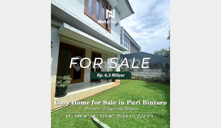 For Sale Ready-to-Occupy House in Puri Bintaro - South Tangerang