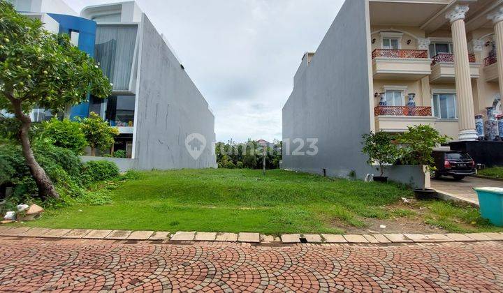 Kavling View Danau Siap Bangun di Lotus Palace PIK Hadap Timur  1