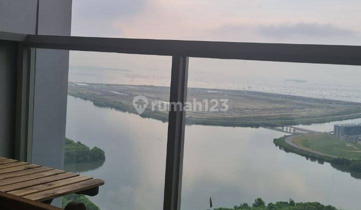 Apartemen Gold Coast Studio Full Furnished View Laut 2