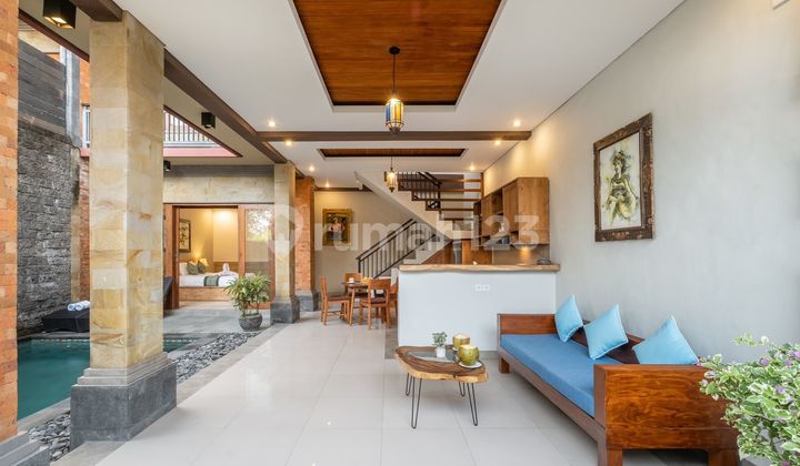 Rumah Villa 2 Kamar Luas Tanah 300M2 di Ubud Gianyar 2