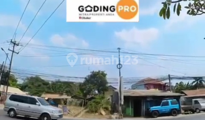 For Sale. Plot &amp; ******** Narogong Main Road, Cilengsi, West Java.