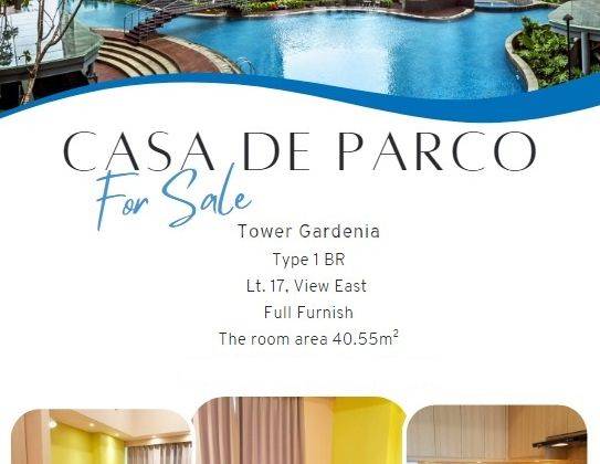 Dijual Apartement Casa De Parco 1 BR Bsd Tangerang 1