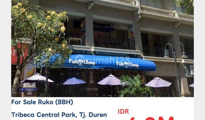 Dijual Ruko Tribeca Podomoro City Tanjung Duren Jakarta Barat 1