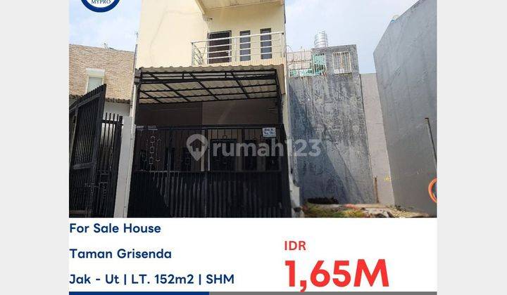 Dijual Rumah SHM Grisenda Kapuk Muara Penjaringan Jakarta Utara 1