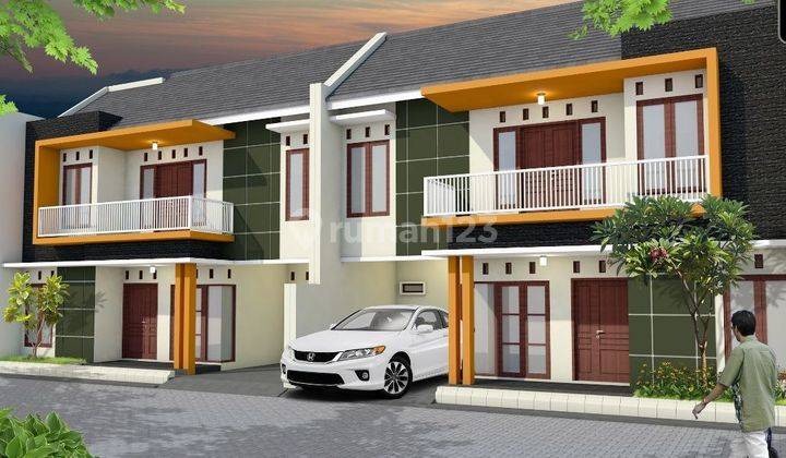 Rumah Baru Bagus 2 Lantai Ready Indent Cluster Modern Gedongan.  1