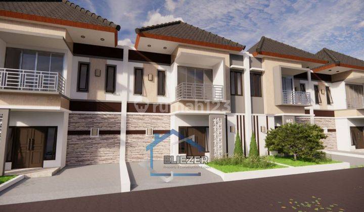 Rumah Cantik 2 Lantai Indent Desain Kekinian di Jalan Utama  2