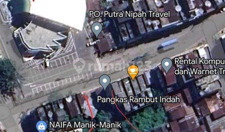 Land & Building in Front of Ex Central City Terminal Jambi in Rawasari Area, Land in Jambi Market SHM 3971.0