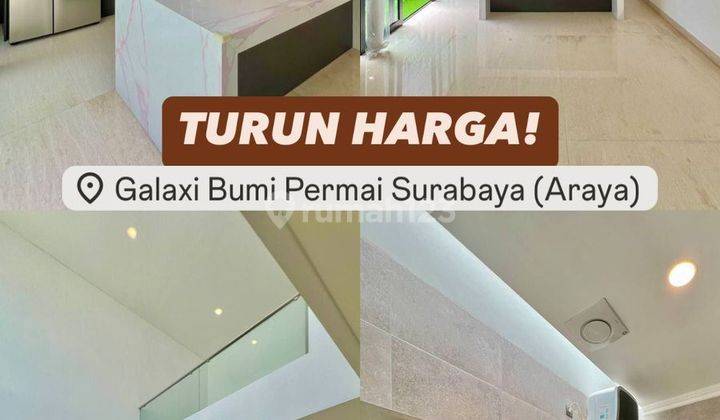 Disewakan Rumah Galaxi Bumi Permai Araya 1