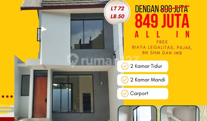 RUMAH BEBAS POLUSI DI DALAM CLUSTER DEKAT KAMPUS MARANATHA BANDUNG 2