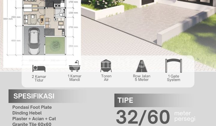 Rumah Dekat Kampus UNPAD ITB Jatinangor Dekat pintu tol Cileunyi 2