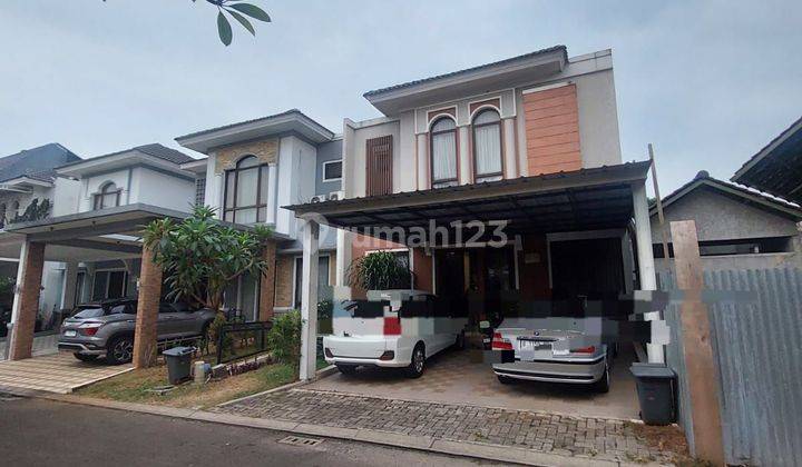 Rumah bsd puspita loka ada kelebihan tanah 150m 2