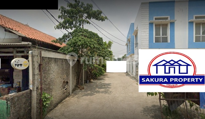 Tanah seluas 143 m2 di komplek setu garden cipayung posisi hoek 2