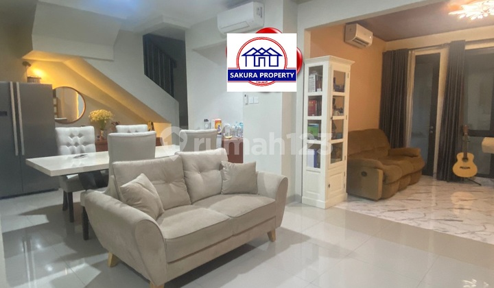 Hunian 2 lantai di Kota Wisata LT 128 Full Furnish Siap NEGO 