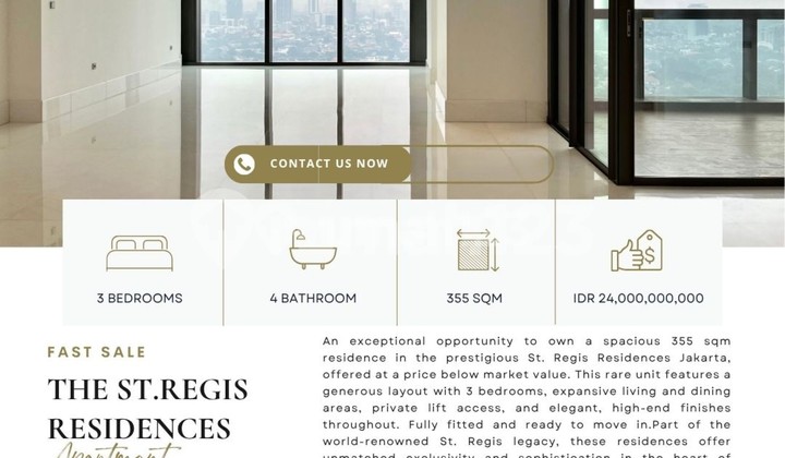 ******** Residences, 3BR 355sqm. High floor, Best price Guaranteed! 2