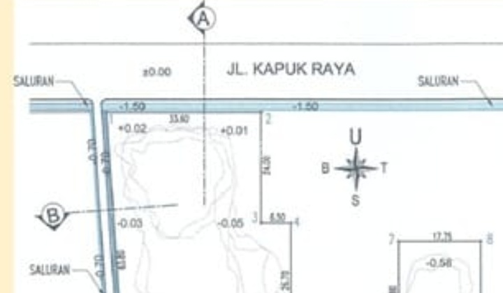 Commercial Land in Kapuk Raya Ready to Build with HGB (Right to Build)