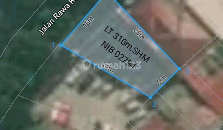 Tanah di ATM Aladain, Alfamart Rawa Kepa 2, Jl. Rawa Kepa Utama, Tomang, Grogol Petamburan, Kota Jakarta Barat, DKI Jakarta, Indonesia, 11440, Tomang SHM 310.0 m² 1
