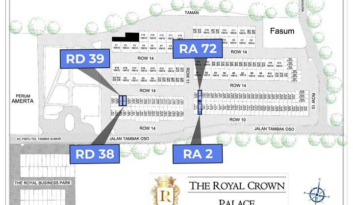 Dijual Ruko Ada 4 Unit Ready The Royal Crown Palace Tambakoso   1