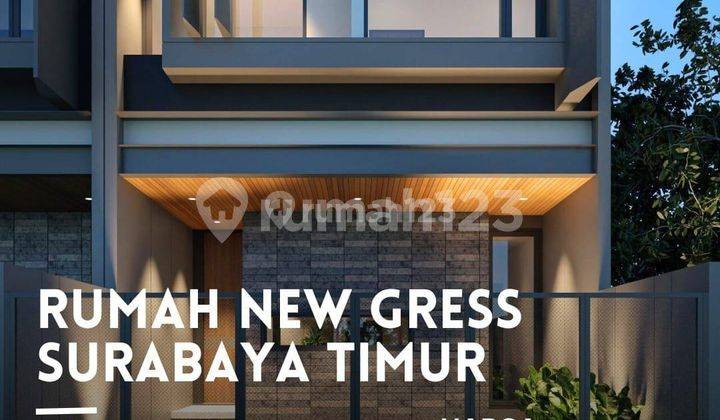 Dijual Rumah New Gress Modern Minimalis Manyar Super Strategis Dekat Merr 1