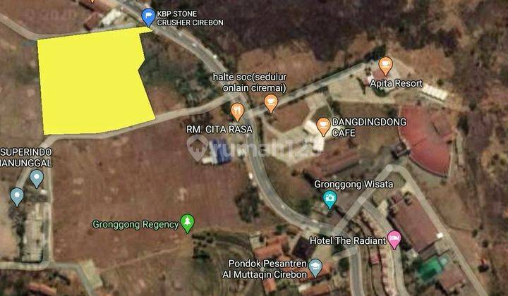 Dijual Tanah Pinggir Jalan Raya Propinsi Ciperna Gronggong Zona Industri 1