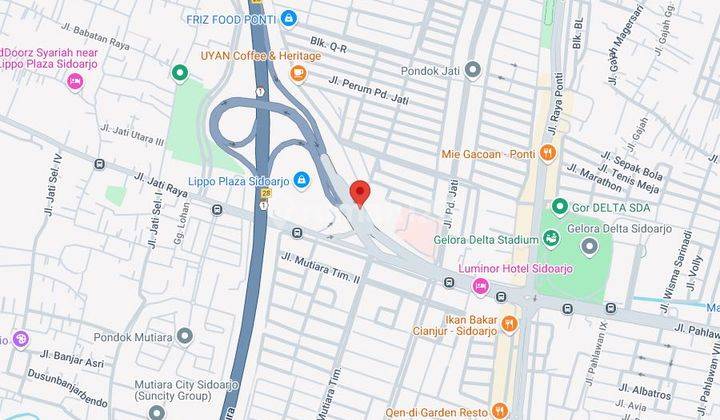 DIJUAL LAHAN KOMERSIAL AREA DI SIDOARJO LOKASI STRATEGIS 1MNT DARI TOL 1