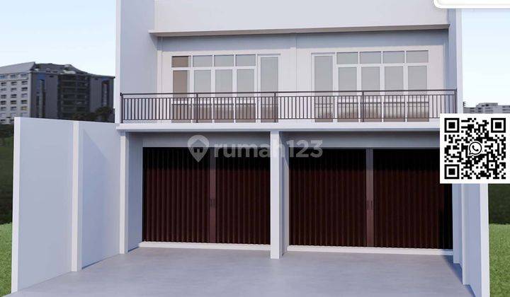 Ruko Raden Fatah, 2 Unit, Tangerang, 5x14x2m², 2 Lt, SHM 1