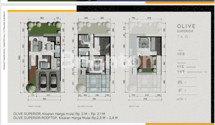 DEMPSEY HILL WITH NEW LOOK 2025 LIMITED UNIT ONLY WITH BEST LOCATION DEMPSEY HILLS AT CITRALAND UTARA , SURABAYA BARAT 2